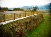 Celotno parkiriče postavljeno par metrov nad okolico z uporabo sistema bvc