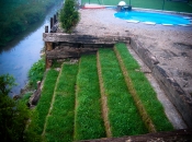 Bepflanzte Treppen